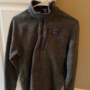 Patagonia Men's Zip-Up Gray Sweater
